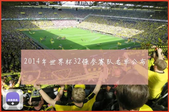2014年世界杯32强参赛队名单公布